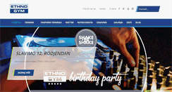 Desktop Screenshot of ethnogym.com