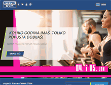 Tablet Screenshot of ethnogym.com